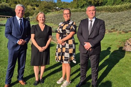 Minister za kmetijstvo in prehrano Georgi Tahov sodeloval na posvetu s kolegi iz regije v Sloveniji